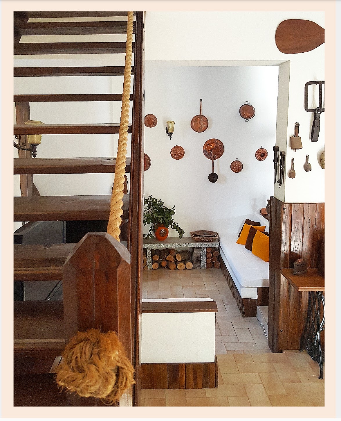 Interior staircase